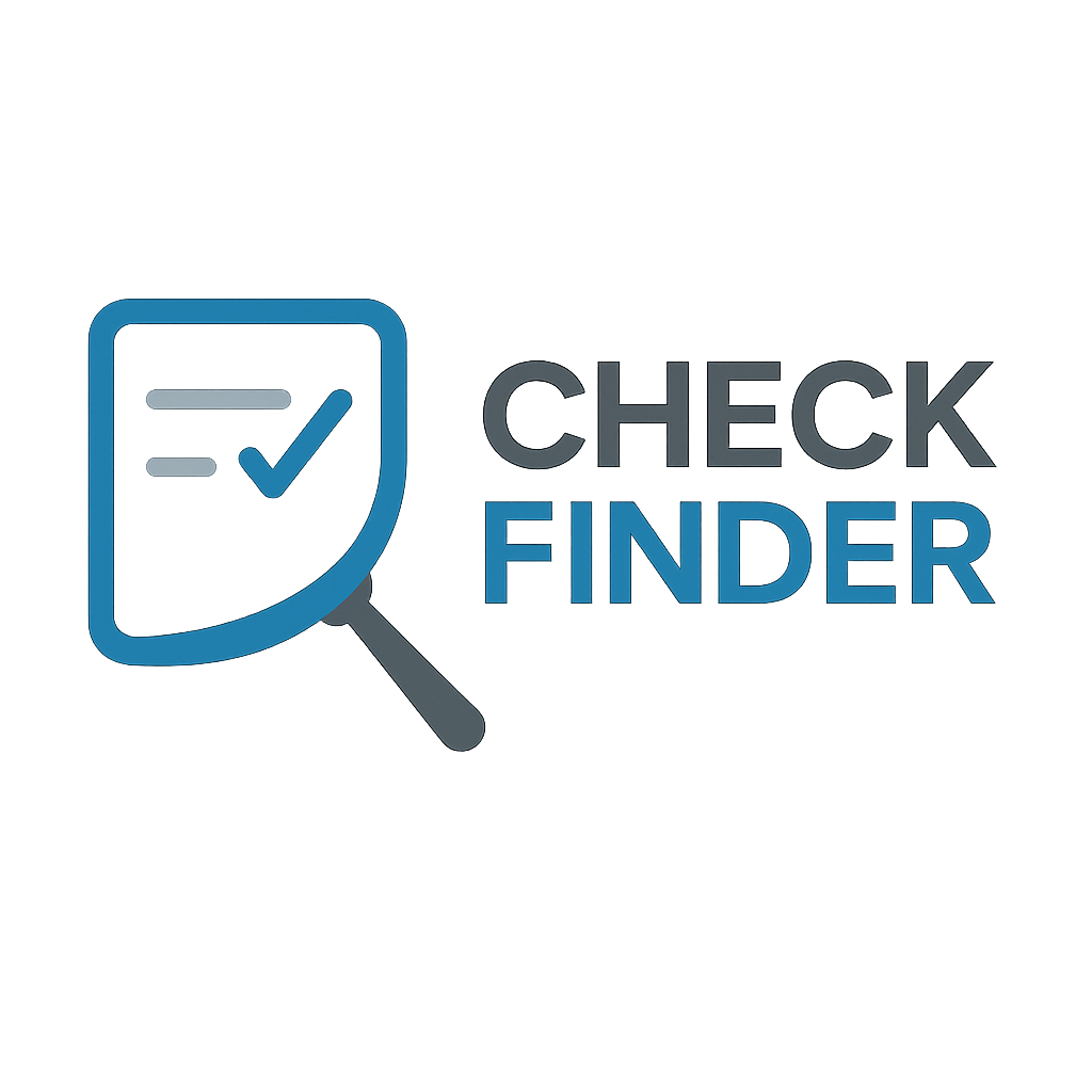 Check Finder Logo